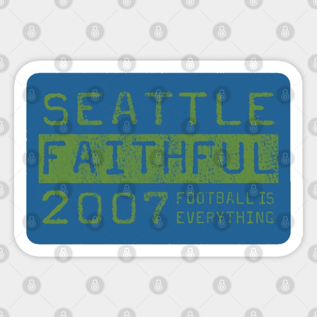 Football Is Everything - Seattle Sounders FC Faithful Sticker by FOOTBALL IS EVERYTHING